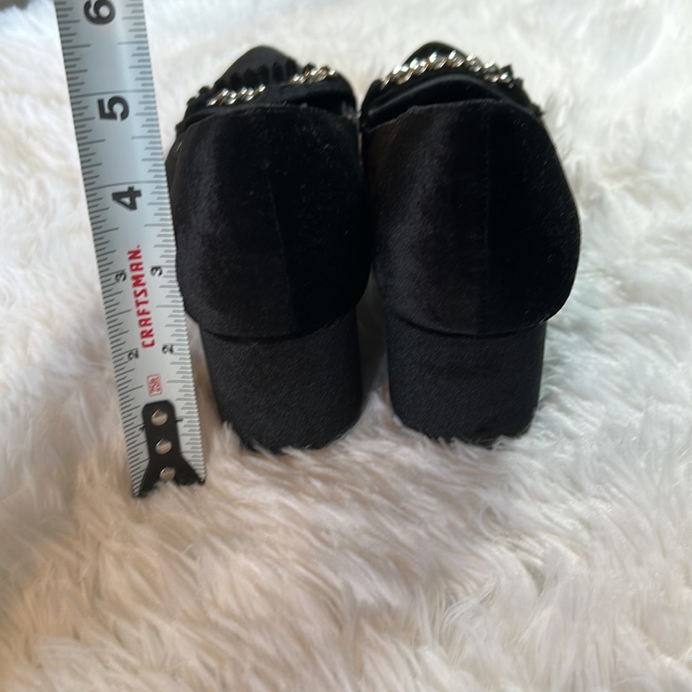 Rialto black velvet heels - Picture 4 of 8